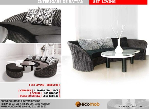 SET LIVING, CANAPEA,  MASA